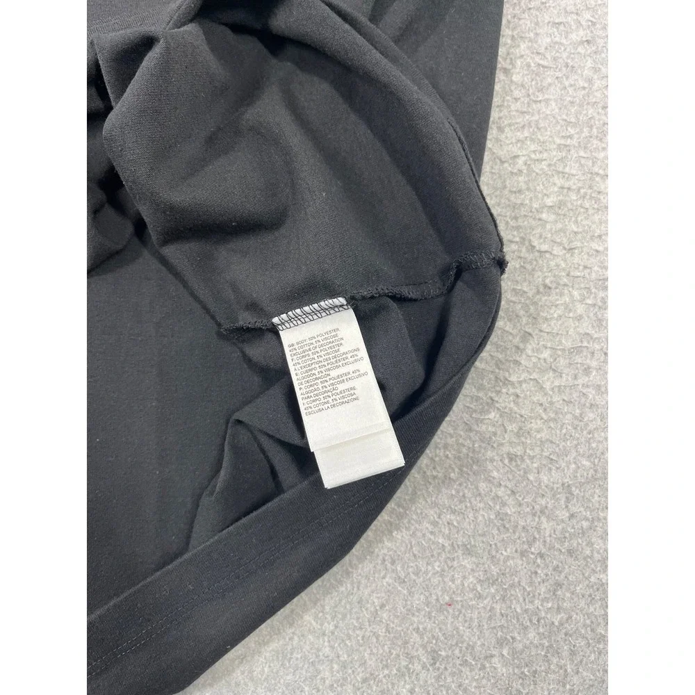 The North Face Logo Play Shirt Mens 2XL Black Long Sleeve Crew Neck Standard Fit